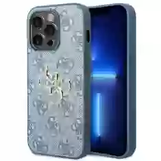 Чехол Guess 4G Big Metal Logo для iPhone 14 Pro Max Blue (GUHCP14X4GMGBL)