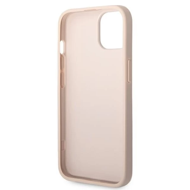 Чехол Guess 4G Big Metal Logo для iPhone 14 Pink (GUHCP14S4GMGPI)