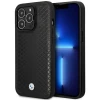 Чехол BMW для iPhone 14 Pro Leather Diamond Pattern Black with MagSafe (BMHMP14L22RFGK)