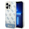 Чохол Guess 4G Pattern Script для iPhone 14 Pro Blue (GUHCP14LHG4MHB)