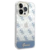 Чехол Guess 4G Pattern Script для iPhone 14 Pro Blue (GUHCP14LHG4MHB)