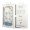 Чехол Guess 4G Pattern Script для iPhone 14 Pro Max Blue (GUHCP14XHG4MHB)