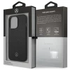 Чехол Mercedes Leather Perforated для iPhone 14 Pro Black (MEHCP14LDELBK)