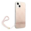 Чохол Guess 4G Print Strap для iPhone 14 Pink (GUOHCP14SH4STP)