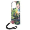 Чехол Guess Flower Strap для iPhone 14 Pro Blue (GUOHCP14LHFLSB)