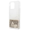 Чохол Guess Glitter Charms для iPhone 14 Pro Gold (GUOHCP14LGLHFLGO)