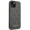 Чехол Guess 4G Metal Gold Logo для iPhone 14 Plus Gray (GUHCP14MG4GFGR)