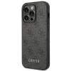 Чехол Guess 4G Metal Gold Logo для iPhone 14 Pro Gray (GUHCP14LG4GFGR)