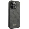 Чехол Guess 4G Metal Gold Logo для iPhone 14 Pro Gray (GUHCP14LG4GFGR)