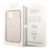 Чехол Guess 4G Metal Gold Logo для iPhone 14 Pink (GUHCP14SG4GFPI)