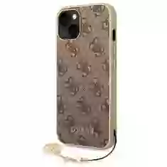 Чехол Guess 4G Charms Collection для iPhone 14 Brown (GUHCP14SGF4GBR)