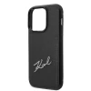 Чохол Karl Lagerfeld Signature Logo Cardslot для iPhone 14 Pro Black (KLHCP14LCSSK)