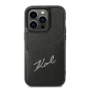 Чохол Karl Lagerfeld Signature Logo Cardslot для iPhone 14 Pro Max Black (KLHCP14XCSSK)