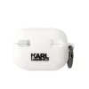 Чехол Karl Lagerfeld Silicone Karl Head 3D для AirPods Pro 2 White (KLAP2RUNIKH)