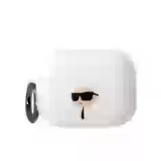 Чохол Karl Lagerfeld Silicone Karl Head 3D для AirPods Pro 2 White (KLAP2RUNIKH)