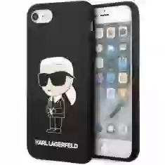 Чехол Karl Lagerfeld Silicone Ikonik для iPhone 7 | 8 | SE 2022/2020 Black (KLHCI8SNIKBCK)