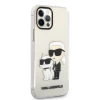 Чехол Karl Lagerfeld Gliter Karl & Choupette для iPhone 12 | 12 Pro Transparent (KLHCP12MHNKCTGT)