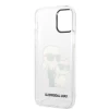 Чохол Karl Lagerfeld Gliter Karl & Choupette для iPhone 12 | 12 Pro Transparent (KLHCP12MHNKCTGT)