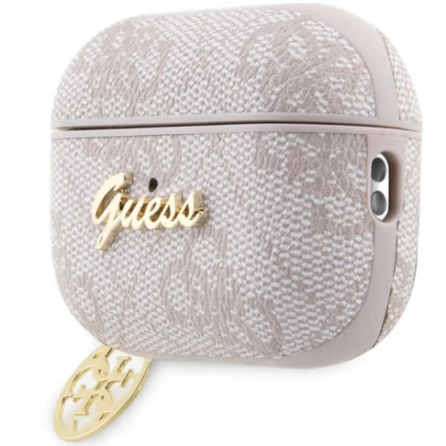 Чехол Guess 4G Charm Collection для AirPods Pro 2 Pink (GUAP2G4GSMP)