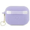 Чехол Guess Silicone Charm Heart Collection для AirPods Pro 2 Purple (GUAP2LSCHSU)
