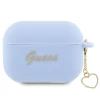 Чохол Guess Silicone Charm Heart Collection для AirPods Pro 2 Blue (GUAP2LSCHSB)