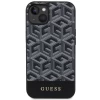 Чехол Guess GCube Stripes для iPhone 14 Black with MagSafe (GUHMP14SHGCFSEK)