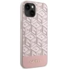 Чохол Guess GCube Stripes для iPhone 14 Pink with MagSafe (GUHMP14SHGCFSEP)