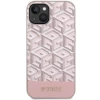 Чехол Guess GCube Stripes для iPhone 14 Plus Pink with MagSafe (GUHMP14MHGCFSEP)