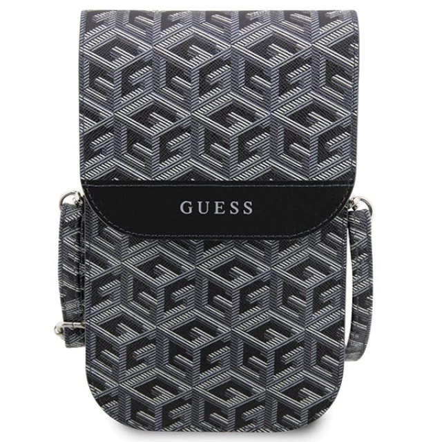 Чохол-сумка Guess G Cube Stripes (Bag) 19 x 11.5 x 2 cm Black (GUWBHGCFSEK)
