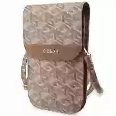 Чохол-сумка Guess G Cube Stripes (Bag) 19 x 11.5 x 2 cm Brown (GUWBHGCFSEW)
