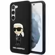 Чохол Karl Lagerfeld Silicone Ikonik для Samsung Galaxy S23 Plus S916 Black (KLHCS23MSNIKBCK)