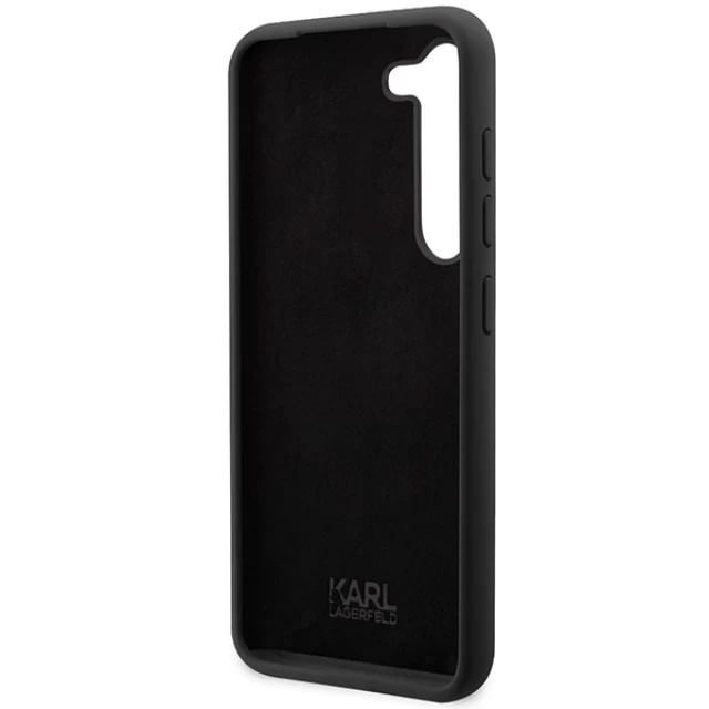 Чохол Karl Lagerfeld Silicone Choupette для Samsung Galaxy S23 S911 Black (KLHCS23SSNCHBCK)