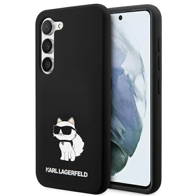 Чохол Karl Lagerfeld Silicone Choupette для Samsung Galaxy S23 Plus S916 Black (KLHCS23MSNCHBCK)