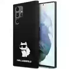 Чохол Karl Lagerfeld Silicone Choupette для Samsung Galaxy S23 Ultra S918 Black (KLHCS23LSNCHBCK)