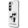 Чохол Karl Lagerfeld Gliter Karl & Choupette для Samsung Galaxy S23 S911 Transparent (KLHCS23SHNKCTGT)