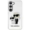 Чехол Karl Lagerfeld Gliter Karl & Choupette для Samsung Galaxy S23 S911 Transparent (KLHCS23SHNKCTGT)