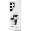 Чехол Karl Lagerfeld Gliter Karl & Choupette для Samsung Galaxy S23 Ultra S918 Transparent (KLHCS23LHNKCTGT)