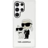 Чохол Karl Lagerfeld Gliter Karl & Choupette для Samsung Galaxy S23 Ultra S918 Transparent (KLHCS23LHNKCTGT)