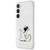 Чохол Karl Lagerfeld Choupette Fun для Samsung Galaxy S23 Plus S916 Transparent (KLHCS23MCFNRC)