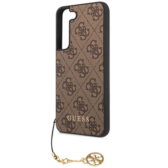 Чохол Guess 4G Charms Collection для Samsung Galaxy S23 Plus Brown (GUHCS23MGF4GBR)