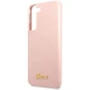 Чехол Guess Silicone Script Metal Logo для Samsung Galaxy S23 Plus Pink (GUHCS23MLSLMGPP)