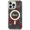 Чехол Guess Flower для iPhone 14 Pro Max Khaki with MagSafe (GUHMP14XHCFWSA)