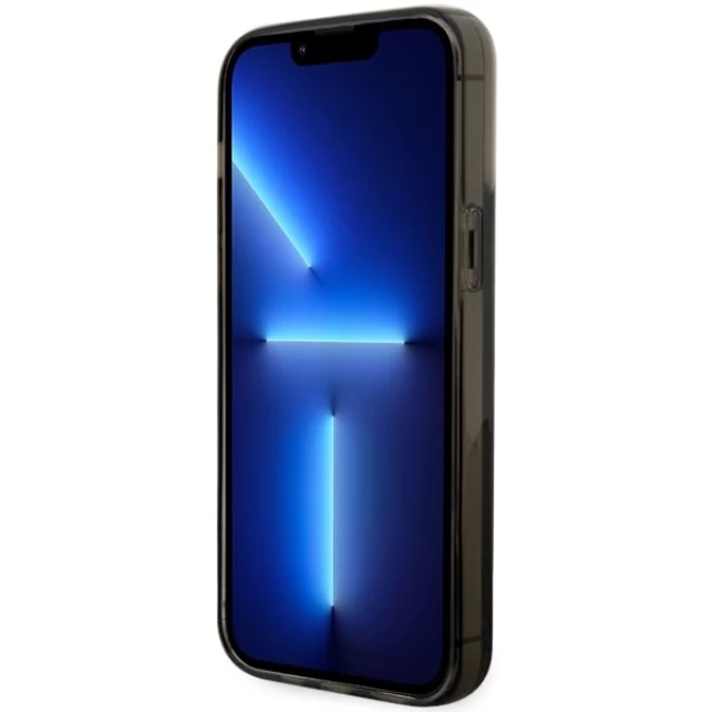 Чохол Guess Liquid Glitter 4G Transculent для iPhone 14 Pro Max Black (GUHCP14XLC4PSGK)