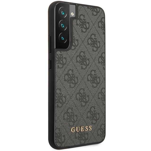 Чохол Guess 4G Metal Gold Logo для Samsung Galaxy S23 Plus Grey (GUHCS23MG4GFGR)