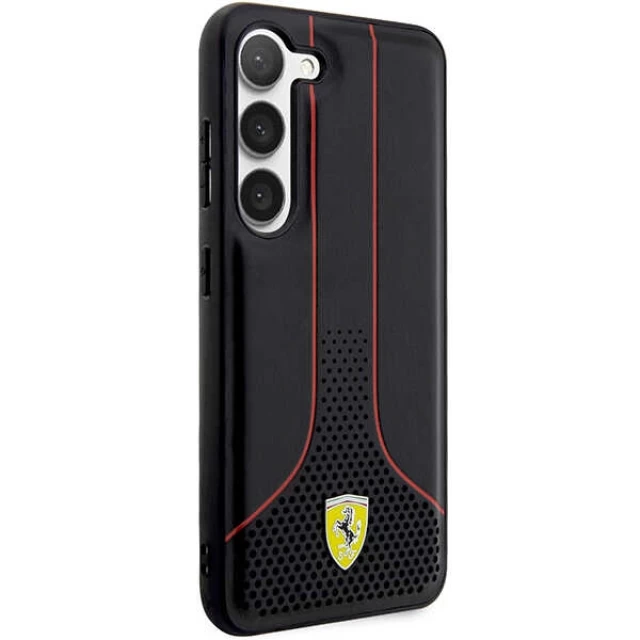 Чохол Ferrari для Samsung Galaxy S23 S911 Perforated 296 P Black (FEHCS23SPCSK)