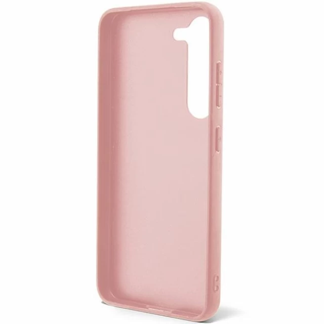 Чехол Guess Glitter Script для Samsung Galaxy S23 S911 Pink (GUHCS23SHGGSHP)