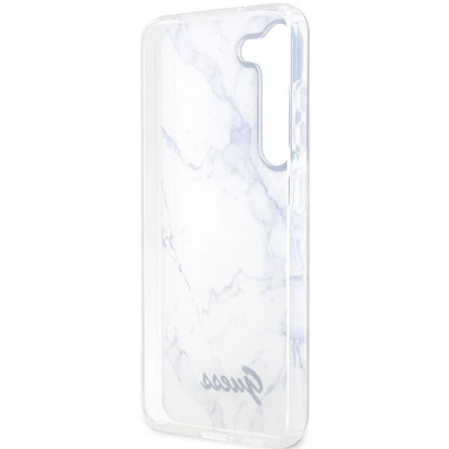 Чохол Guess Marble для Samsung Galaxy S23 Plus S916 White (GUHCS23MPCUMAH)