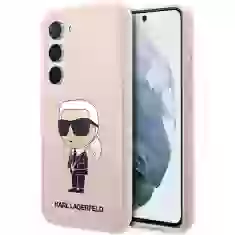 Чохол Karl Lagerfeld Silicone Ikonik для Samsung Galaxy S23 S911 Pink (KLHCS23SSNIKBCP)