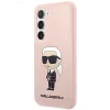 Чохол Karl Lagerfeld Silicone Ikonik для Samsung Galaxy S23 Plus S916 Pink (KLHCS23MSNIKBCP)