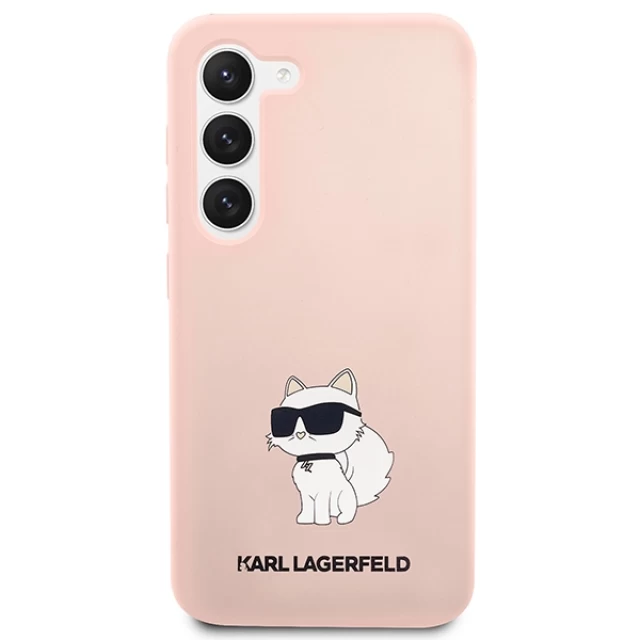 Чехол Karl Lagerfeld Silicone Choupette для Samsung Galaxy S23 S911 Pink (KLHCS23SSNCHBCP)